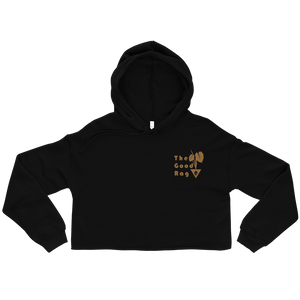 Open image in slideshow, TGR Gold Crop Hoodie - The Good Rag
